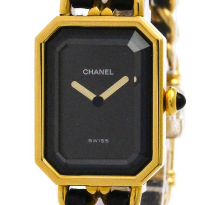 Chanel Premiere Size L Gold Plated Quartz