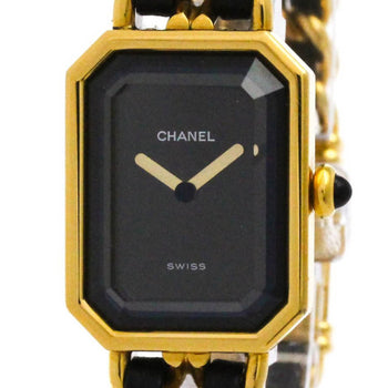 Chanel Premiere Size L Gold Plated Quartz