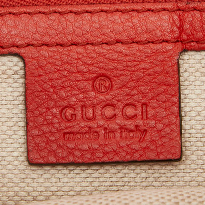 Gucci Soho Handbag/Shoulder Bag 2Way 308362 Red Leather
