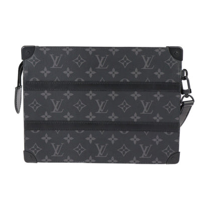 Louis Vuitton Louis Vuitton Trunk Pochette Second Bag M45937 Monogram Eclipse Leather Black