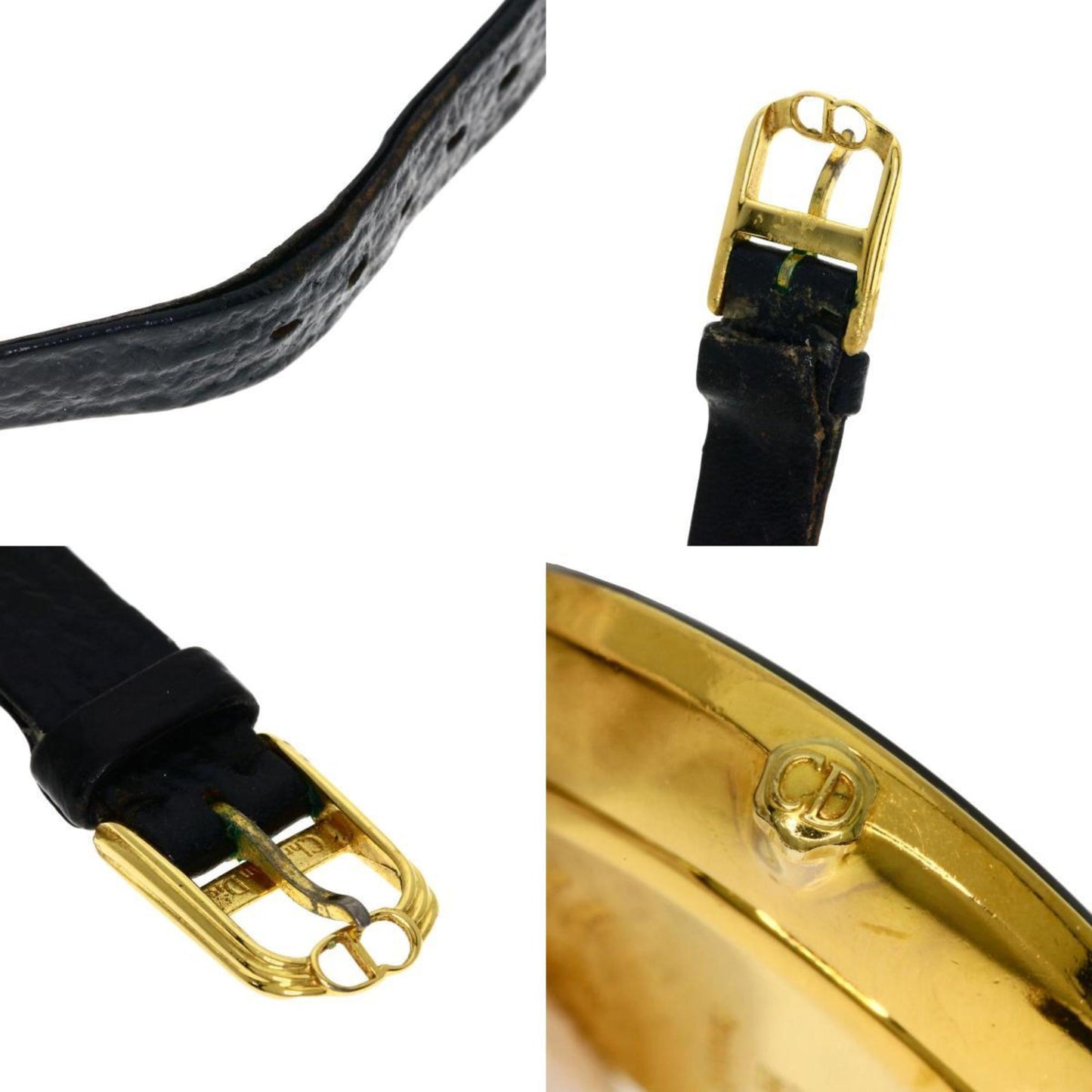 Christian Dior 46.153-3 Gp/Leather