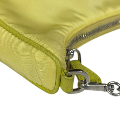 Prada Shoulder Bag Nylon 1Bh204 Yellow