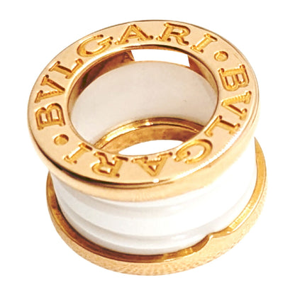 Bvlgari B-Zero 1 Necklace In 18K White Ceramic With 750 K Gold