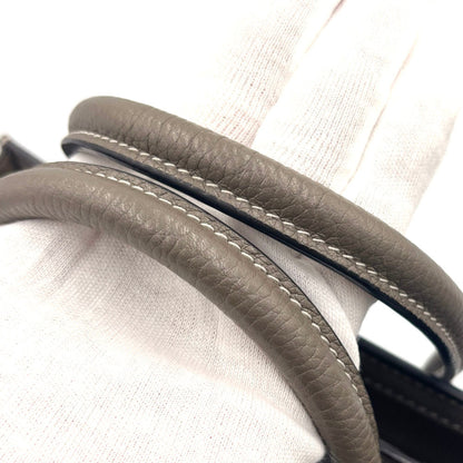 Celine Luggage Nano Shopper Greige Leather Handbag Shoulder Bag