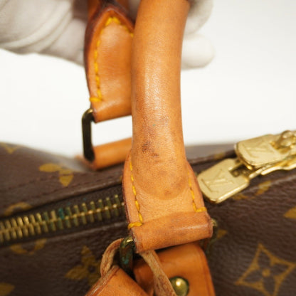 Louis Vuitton Monogram Keepall Bandouliere 60 Boston Bag M41412 Brown