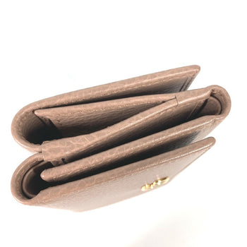 Gucci 474746 Compact Wallet Trifold Wallet Beige