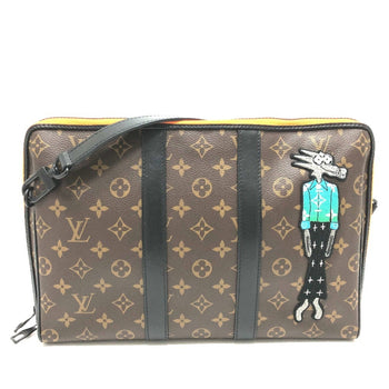 Louis Vuitton M80130 Monogram Lv Friends Keepall Pouch Bag Shoulder Handbag Canvas