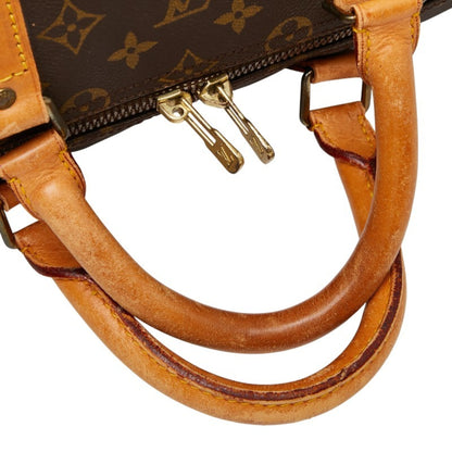 Louis Vuitton Monogram Keepall 55 Boston Bag/Travel Bag M41424 Brown Leather