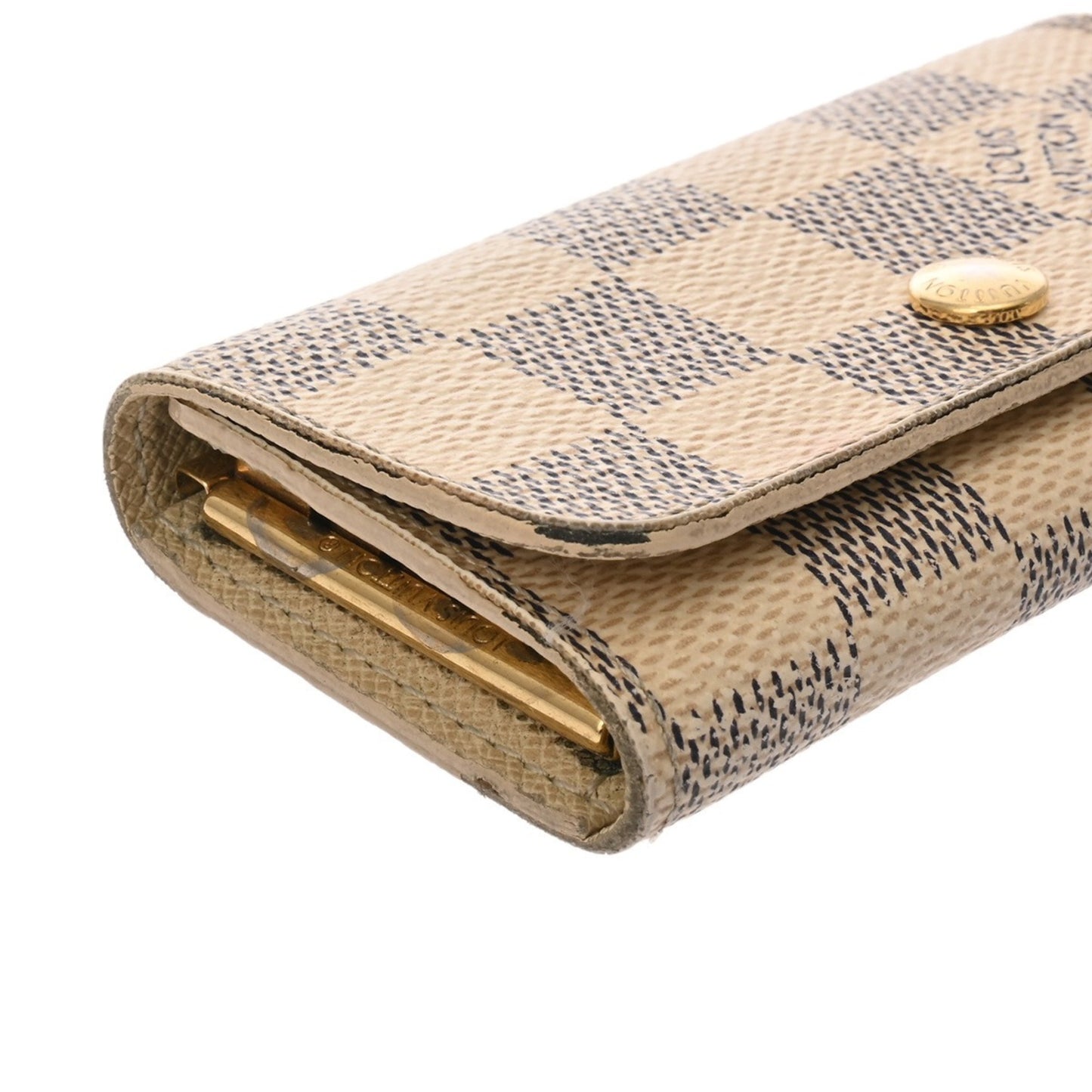 Louis Vuitton Damier Azur Canvas 4-Key Case