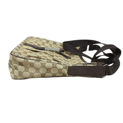 Gucci Gg Canvas Shoulder Bag 131211 Beige Brown