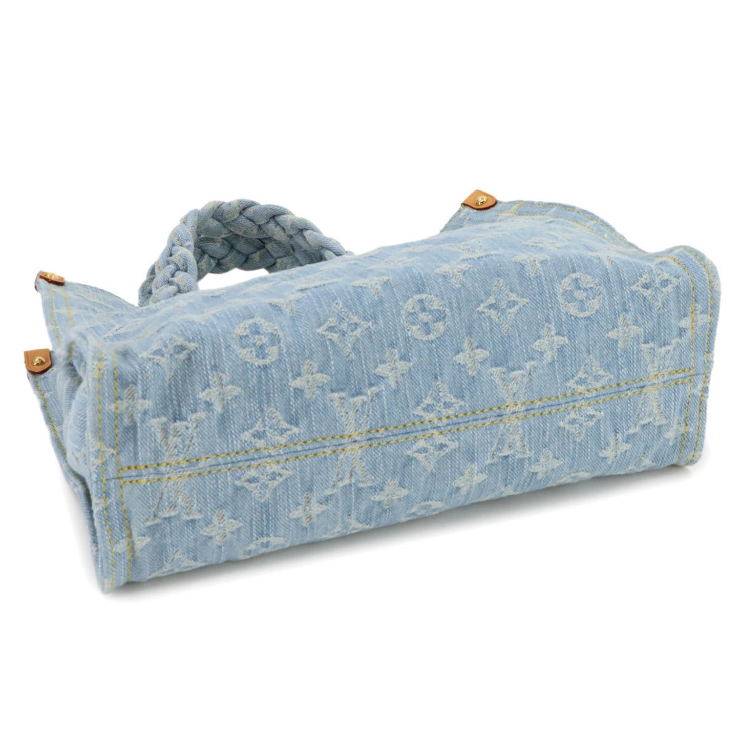 Louis Vuitton Lv By The Pool Let Go 2-Way Hand Shoulder Bag Monogram Denim Sky Blue M24897 Rfid