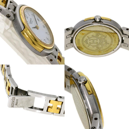 Hermes Windsor Watch Stainless Steel Combination