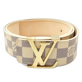 Louis Vuitton Damier Azur Belt M9609U With Lv Initials