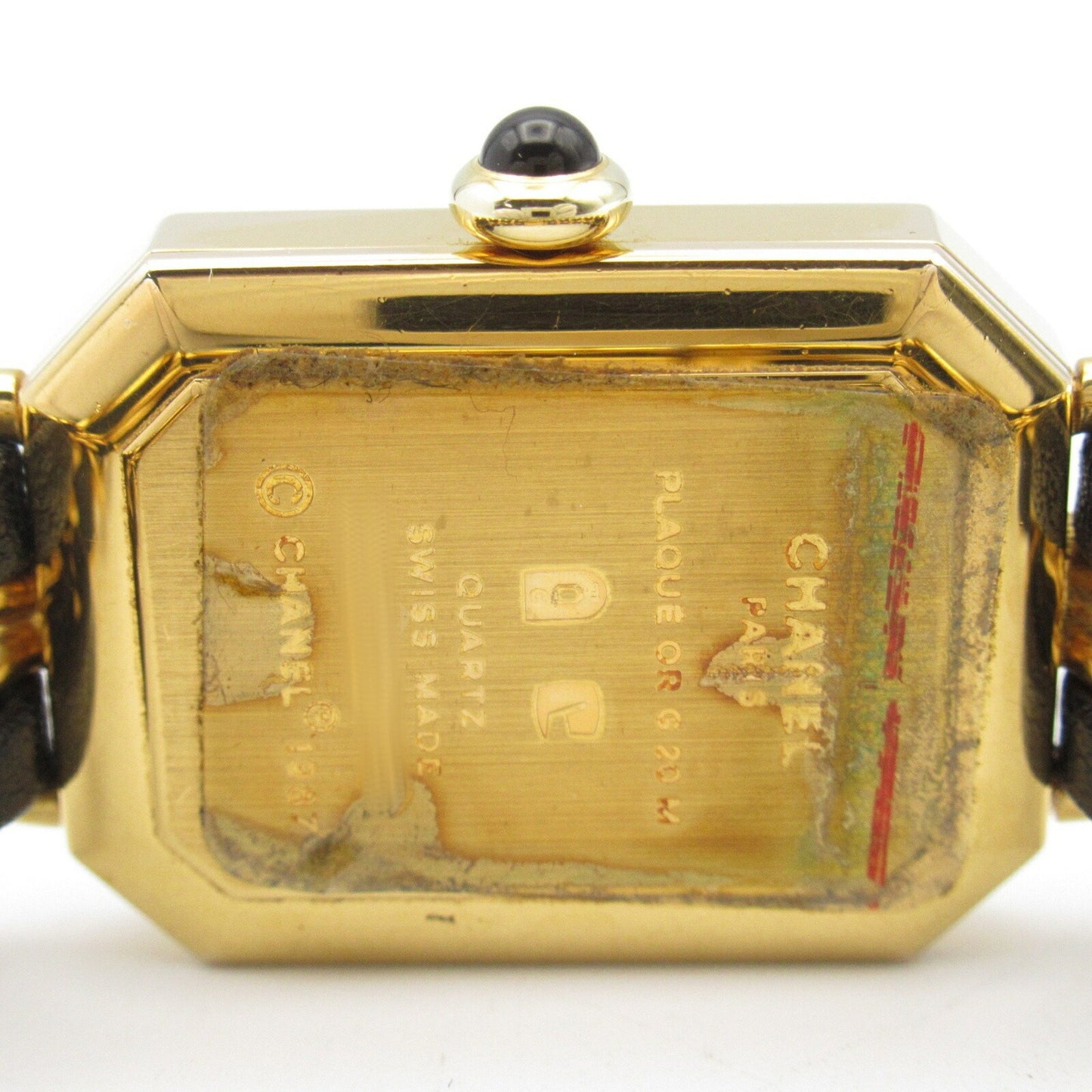 Chanel Premiere S Watch Gp (Gold Plated) Leather