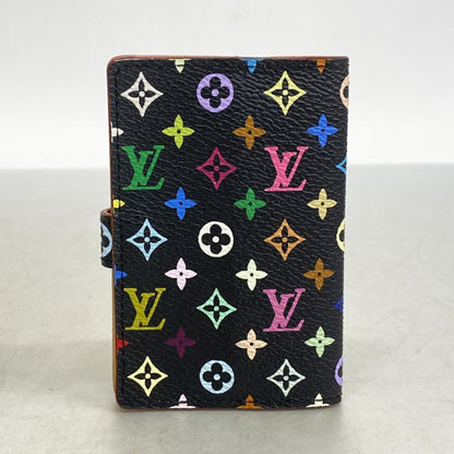 Louis Vuitton Monogram Multicolore Carne De Val Agenda Mini Planner Cover M92652 Noir