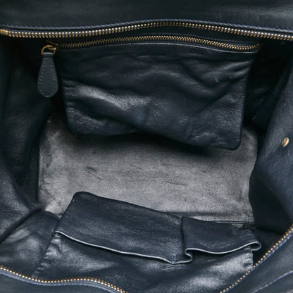 Celine Luggage Mini Shopper Handbag Tote Bag In Beige