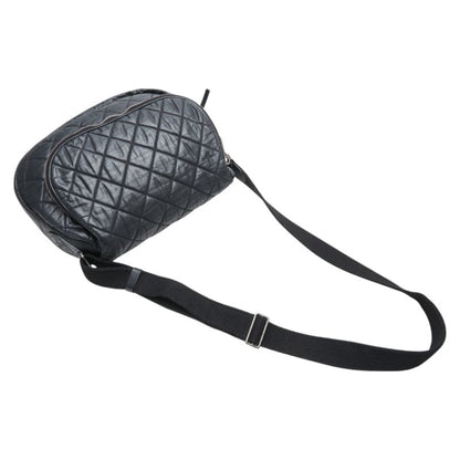 Chanel Matelasse Coco Cocoon Bag Shoulder Black Leather