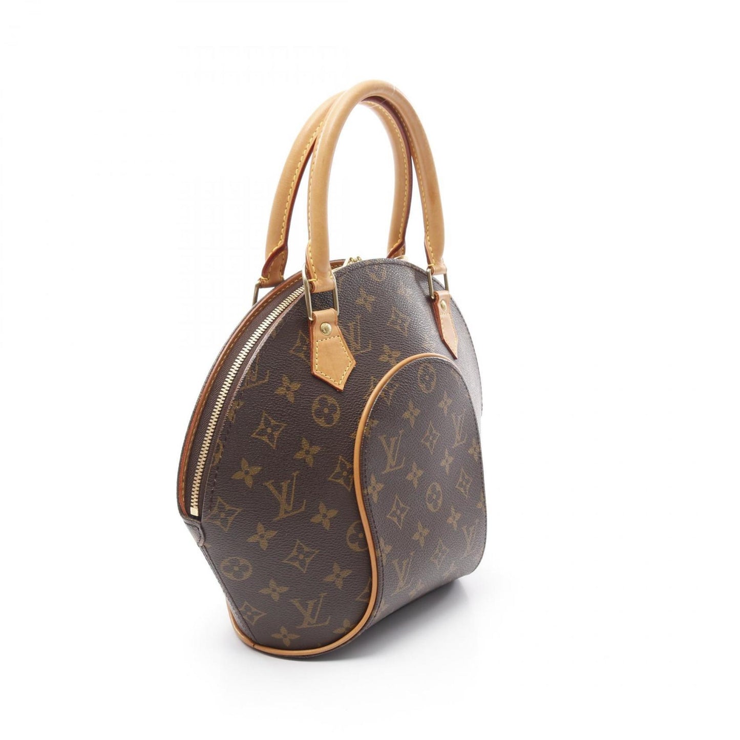 Louis Vuitton Ellipse Pm Monogram Handbag Coated Canvas Leather