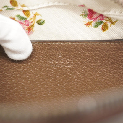 Gucci Gg Supreme Sherry Line Neo Shoulder Bag 476466 Brown