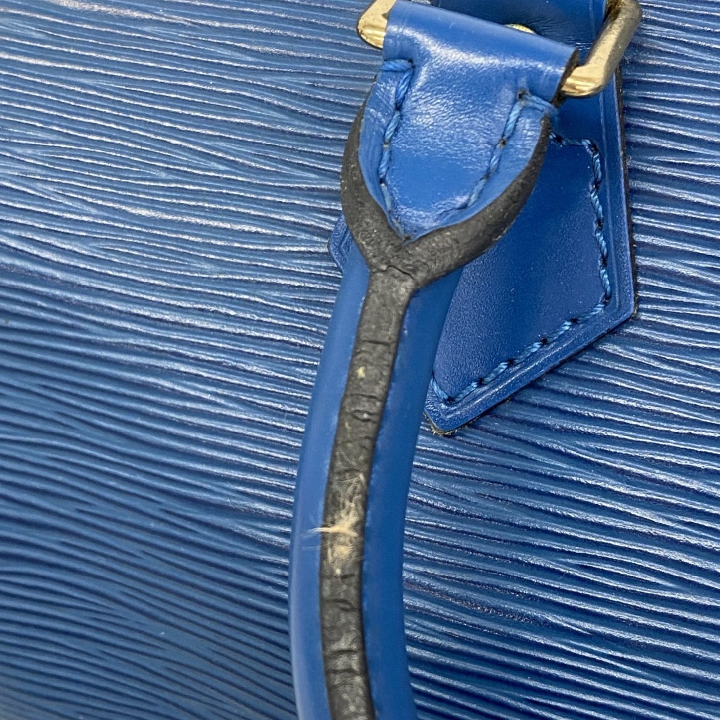 Louis Vuitton Epi Speedy 25 Handbag M43015 Toledo Blue