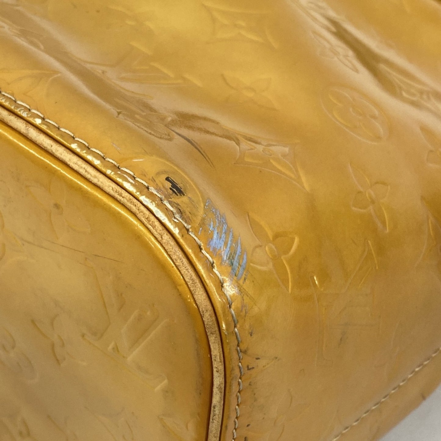 Louis Vuitton Vernis Houston Tote Bag M91004 Beige