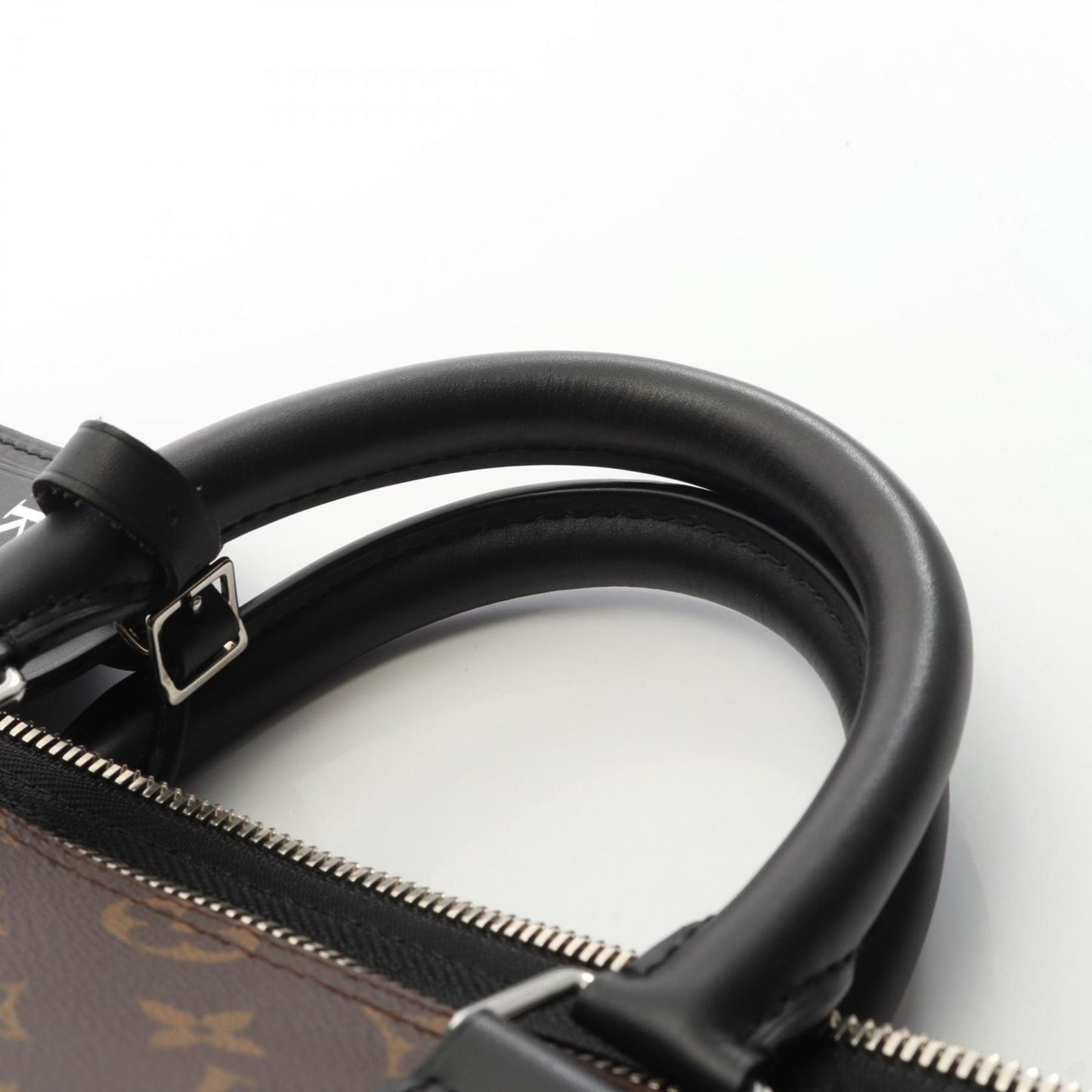 Louis Vuitton Keepall Bandouliere 45 Monogram Macassar Boston Bag