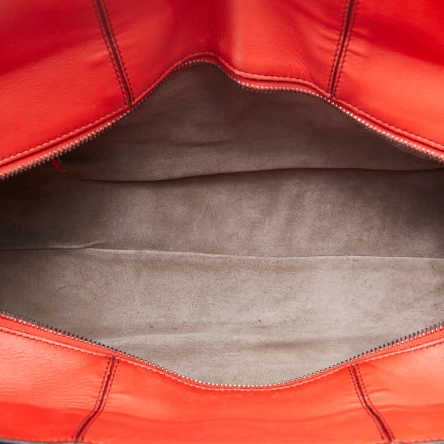 Bottega Veneta Intrecciato Handbag Red Leather