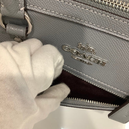Coach Leather Rowan Satchel Handbag/Shoulder Bag