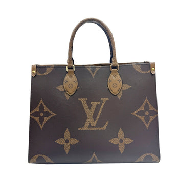 Louis Vuitton On The Go Mm M45321 Monogram Giant Reverse Tote Bag With Rfid