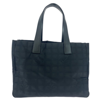 Chanel New Travel Line Neutral Tote Mm Black With Gold Hardware