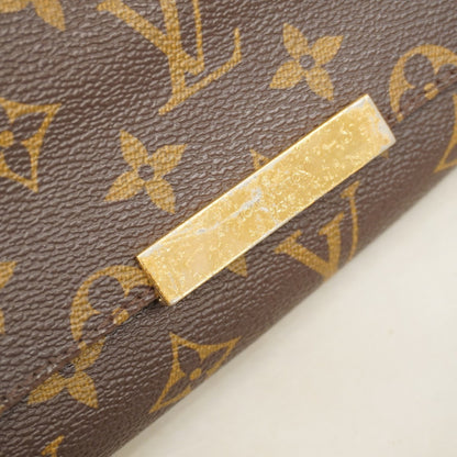 Louis Vuitton Monogram Favorite Pm Handbag M40717 Brown 2-Way Bag
