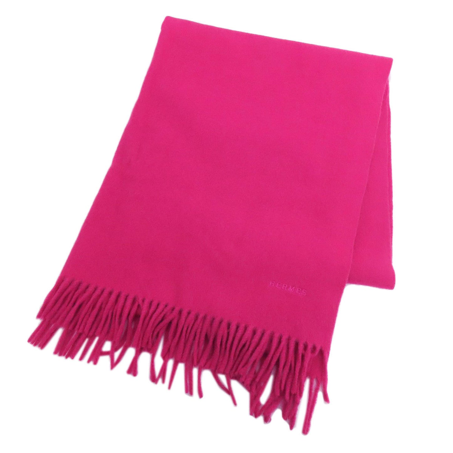 Hermes Logo Cashmere Scarf