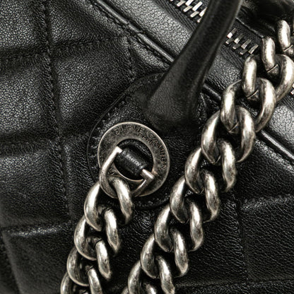 Chanel 31 Rue Cambon Handbag Chain Shoulder Bag Black Lambskin
