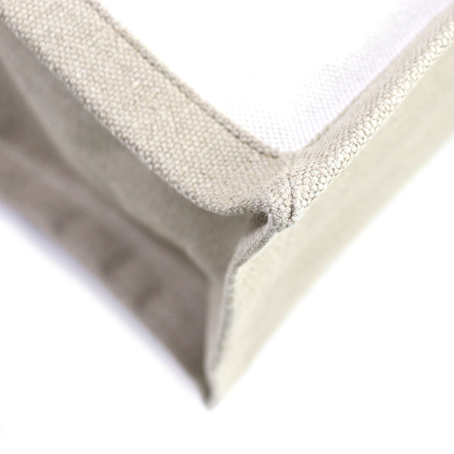 Saint Laurent 617481 Rive Gauche Logo Canvas And Leather Tote Bag In Beige Black With Dust Bag