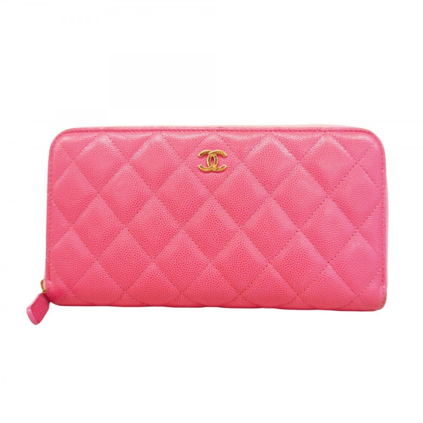 Chanel Matelasse Caviar Leather Long Wallet