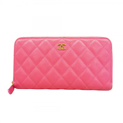 Chanel Matelasse Caviar Leather Long Wallet