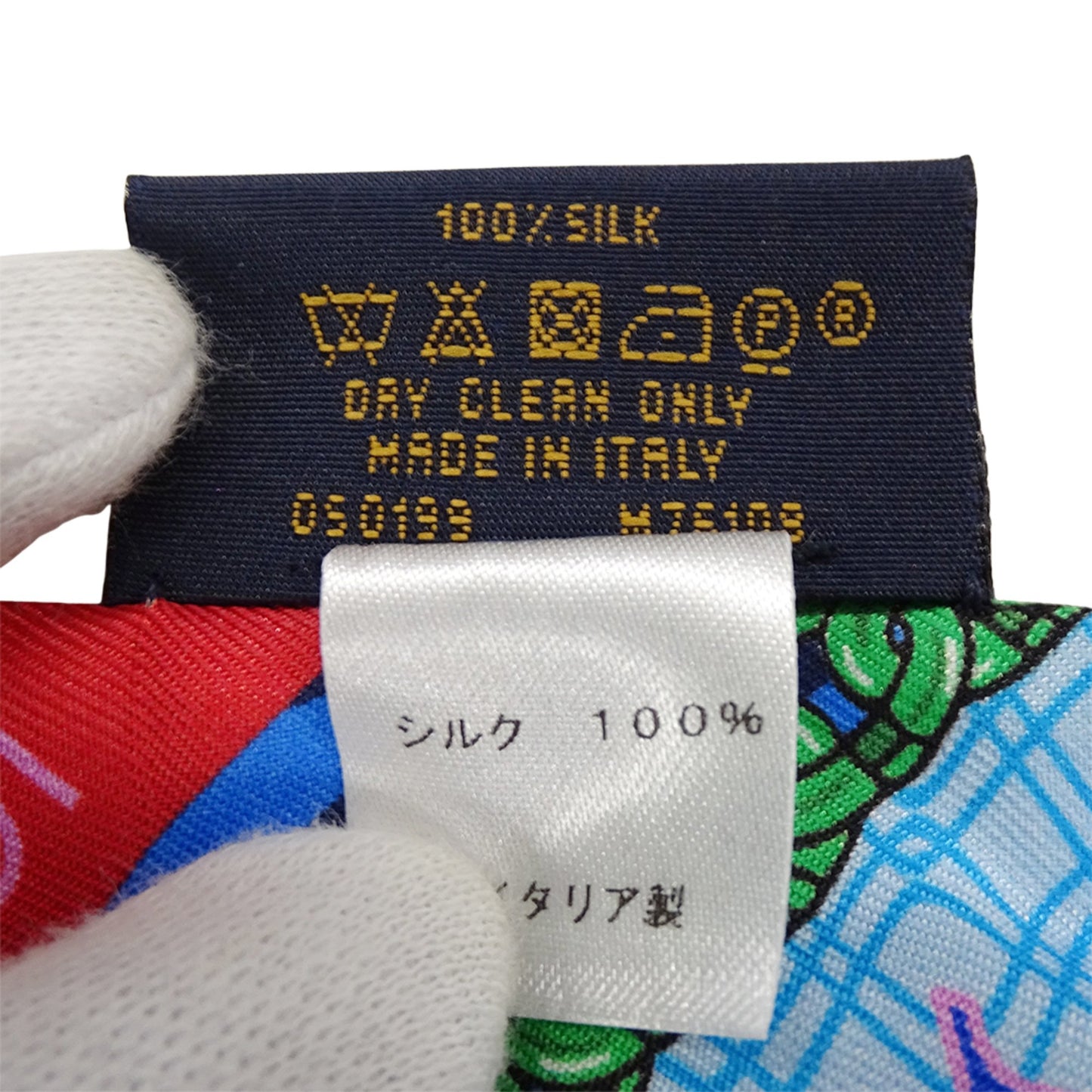 Louis Vuitton Women'S Silk Bandeau Bb Scarf In Bubble Gram Multicolor