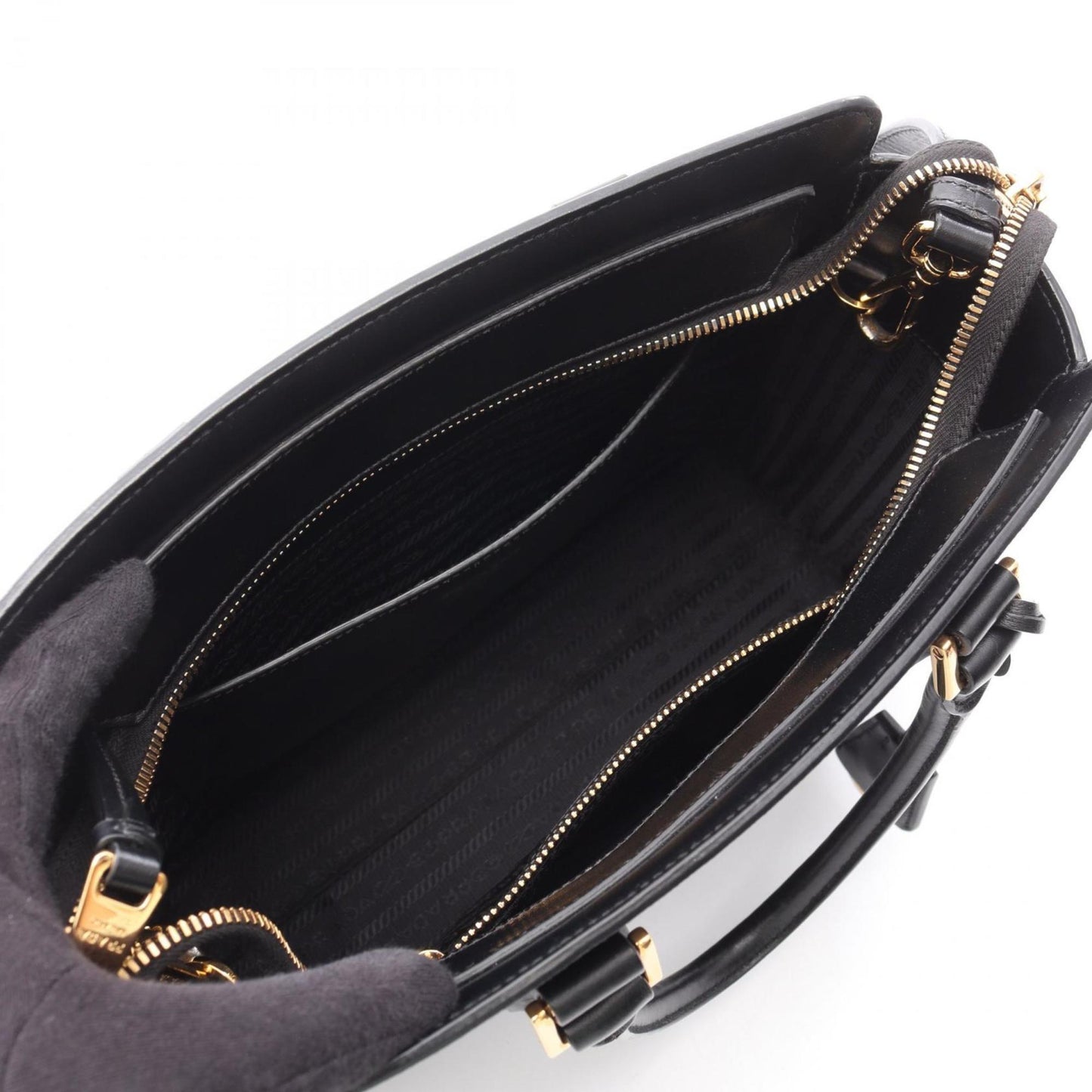 Prada Saffiano + Soft Calf Handbag In Saffiano Leather For Women