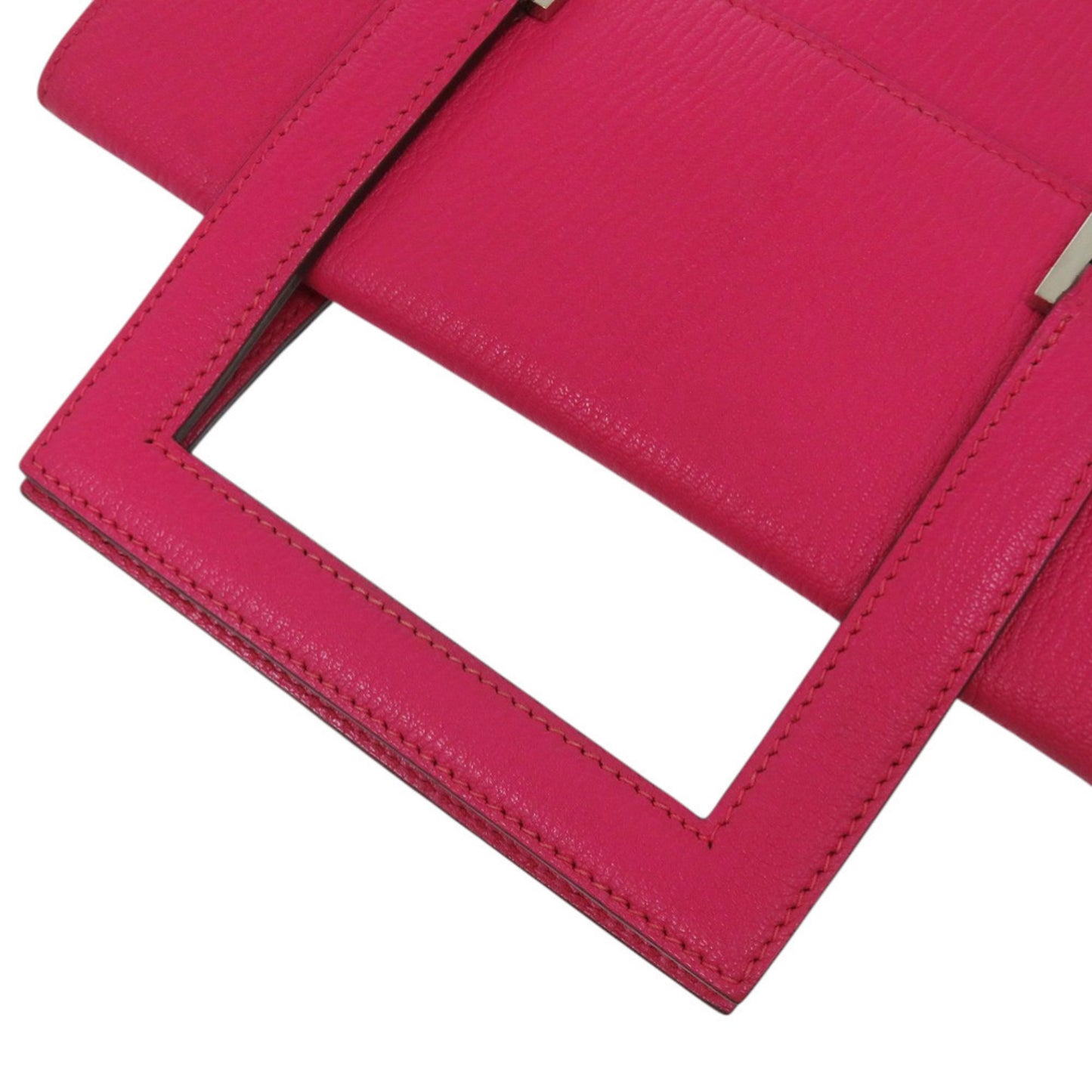 Hermes 365 Chevre Rose Shocking Handbag 1017 Hermes