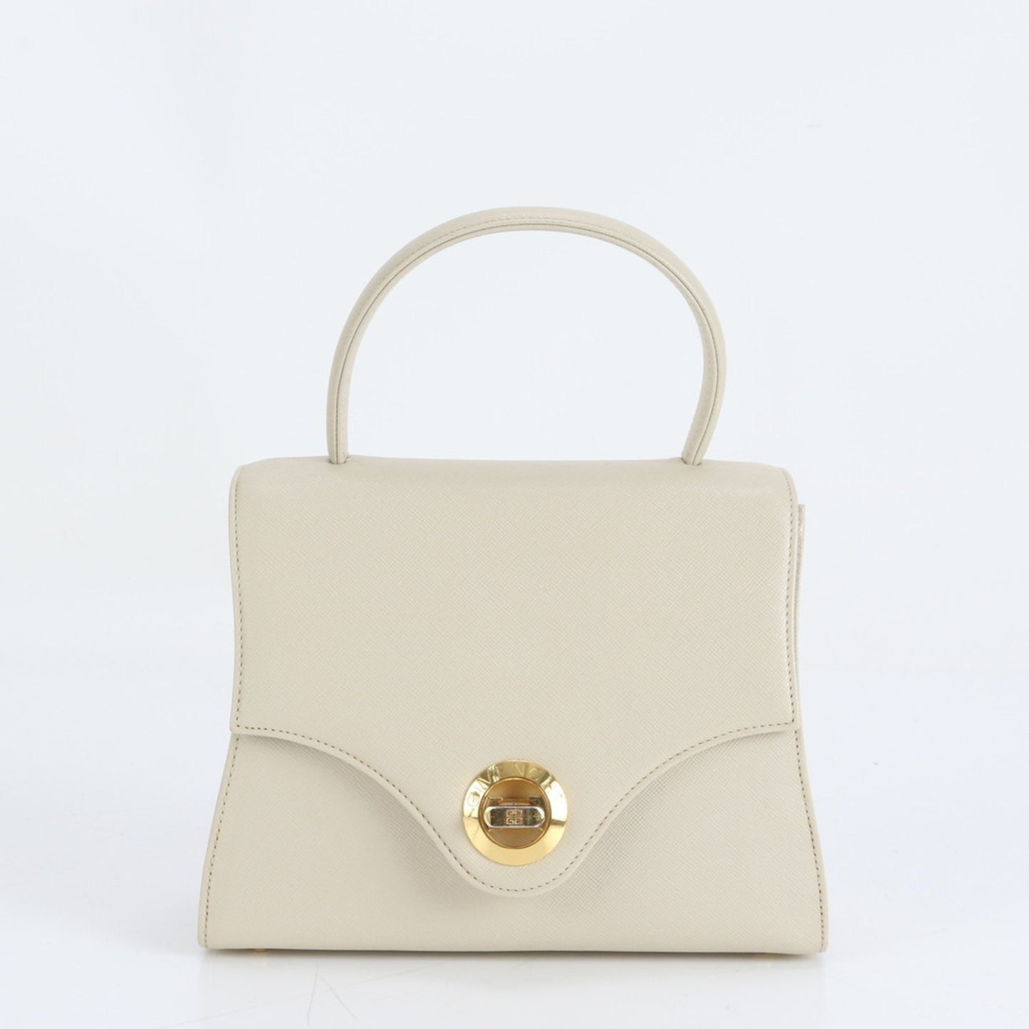 Givenchy Turnlock Leather Handbag/Top Handle Tote