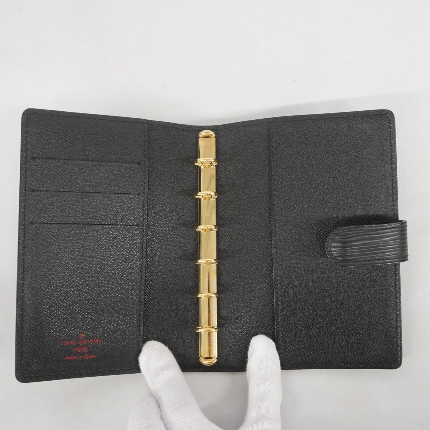 Louis Vuitton Epi Agenda Pm Notebook Cover R20052 Noir
