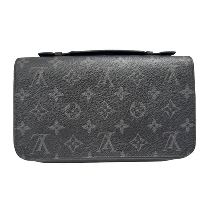 Louis Vuitton Monogram Eclipse Zippy Xl Round Long Wallet