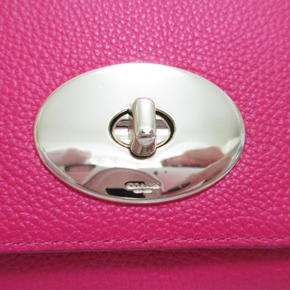 Coach Leather Turnlock Crossbody Chain Shoulder Bag 53083 Pink