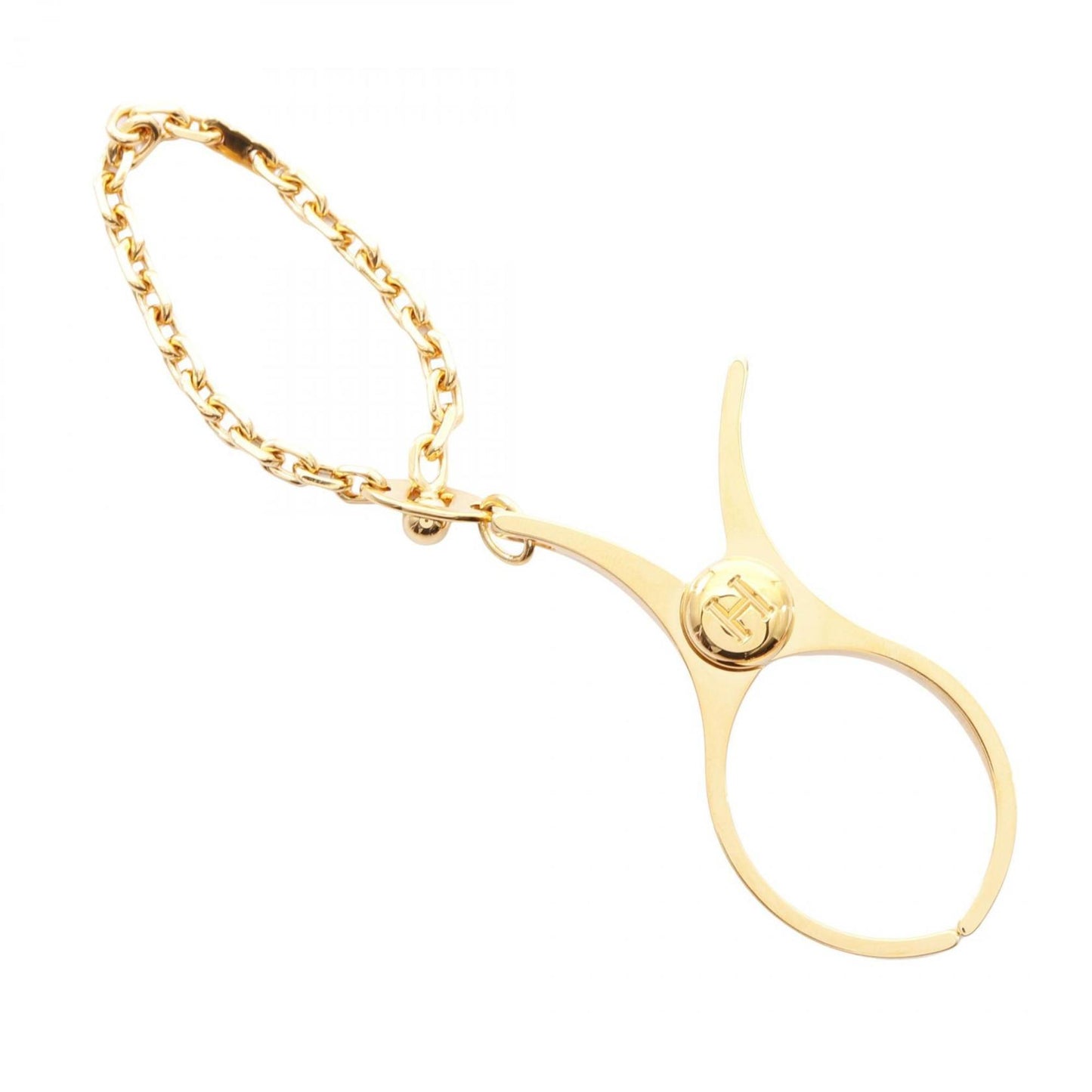 Hermes Herms Fillou Glove Holder Accessory Gp (Gold Plated)