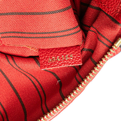 Louis Vuitton Monogram Empreinte Mazarine Pm Handbag/Shoulder Bag 2-Way M50638 Cerise Red Calfskin