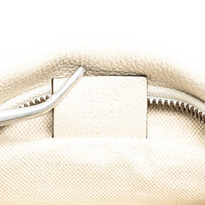 Gucci Logo Print Waist Bag/Body Bag 527792 In White