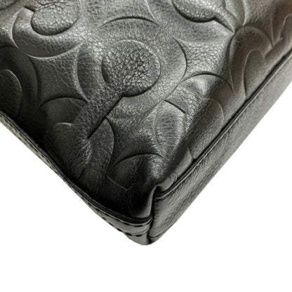 Coach Shoulder Bag 70248 Black Leather