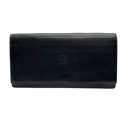 Loewe Bifold Long Wallet With Anagram Embossed Logo