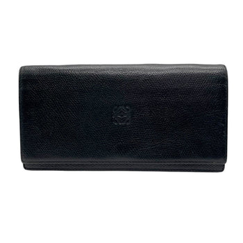 Loewe Bifold Long Wallet With Anagram Embossed Logo