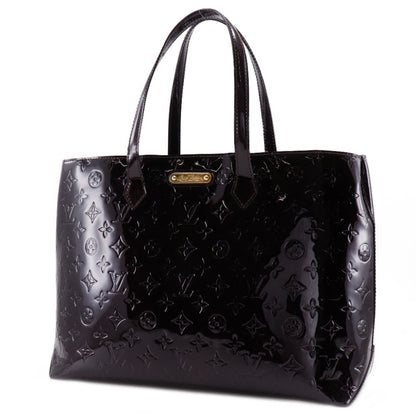 Louis Vuitton Wilscher Mm Tote Bag M91645 Monogram Vernis Amaranth 2010 Red Purple